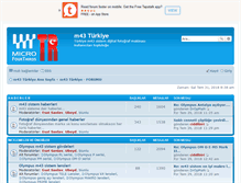 Tablet Screenshot of m43turkiye.com